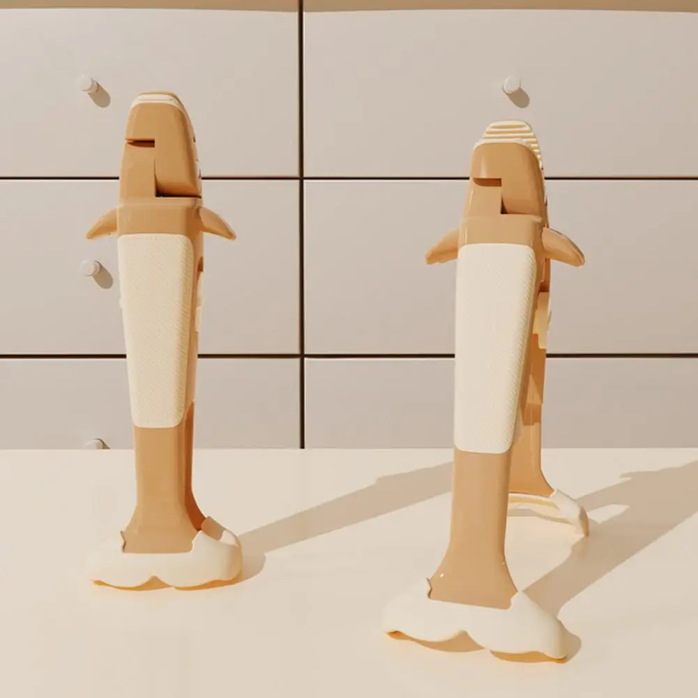 

Anti-Scalding Clip Non-Slip Kitchen Tongs Heat-Resistant Plastic Utensil for Bowls And Baking Pans Whale Design Pot Gripper