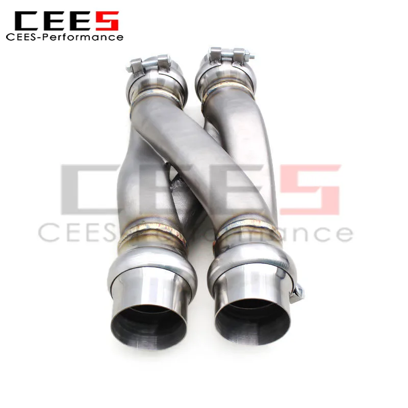 CEES Tuning Universal Z Pipe for All Car Models Exhaust System Stainless Steel Exhaust Pipe with 2.5 Inches/2.75 Inches/3 Inches