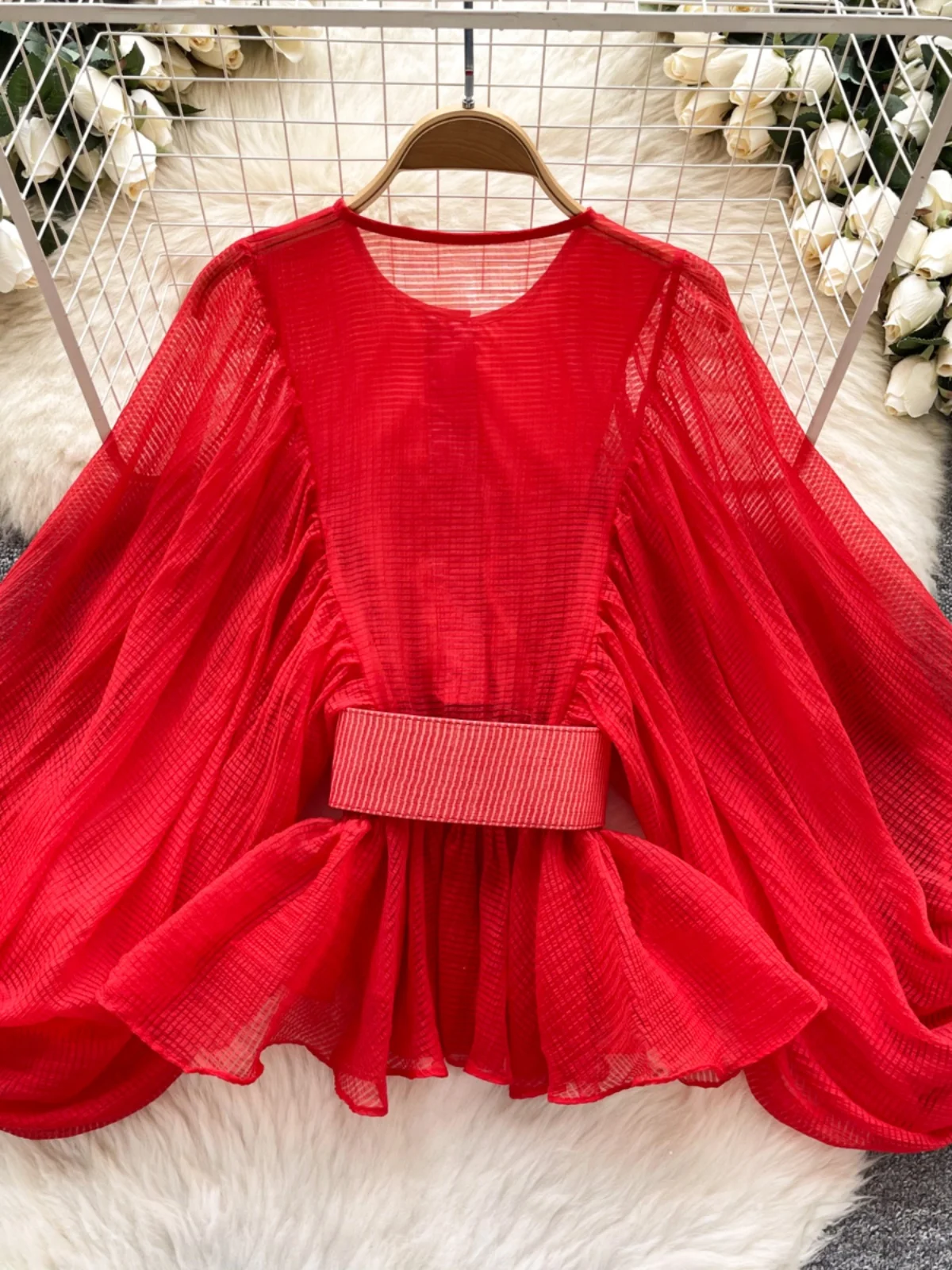 Cseta sin Mangas con Cuello Redondo y Cinturón para Mujer, Estilo Coreano, Hoada, Manga Larga, Estilo Cardigan, Moderna ...