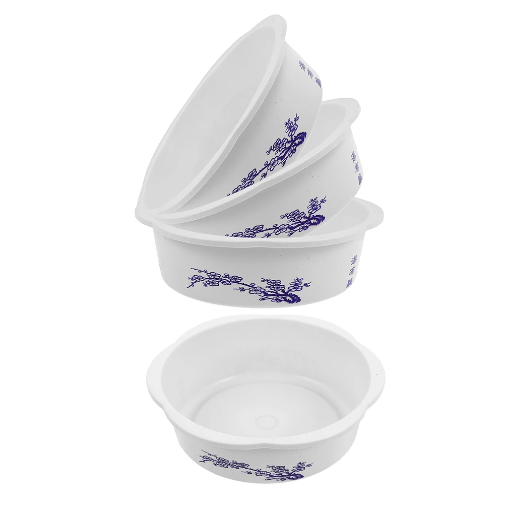 

4 Pcs Water Lily Pot Orchid Flower Plant Supply Hydroponic Basin Bowl Decorative Pots Plastic Plants