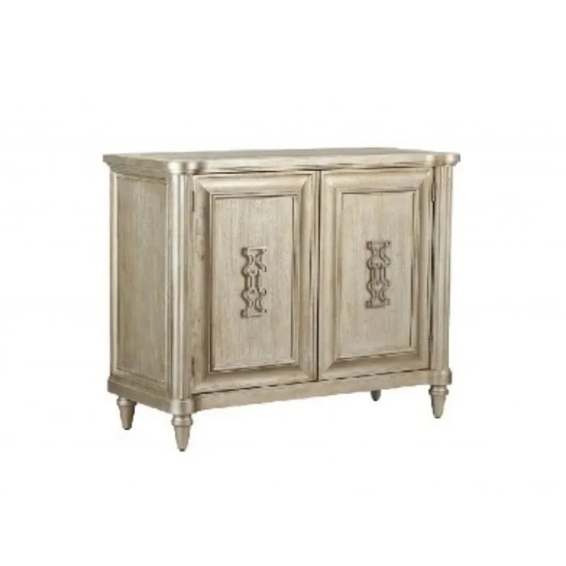 Armoire latérale de salle à manger rétro américaine, petit appartement léger, armoire de rangement de luxe en bois massif, casier de salon et de ménage