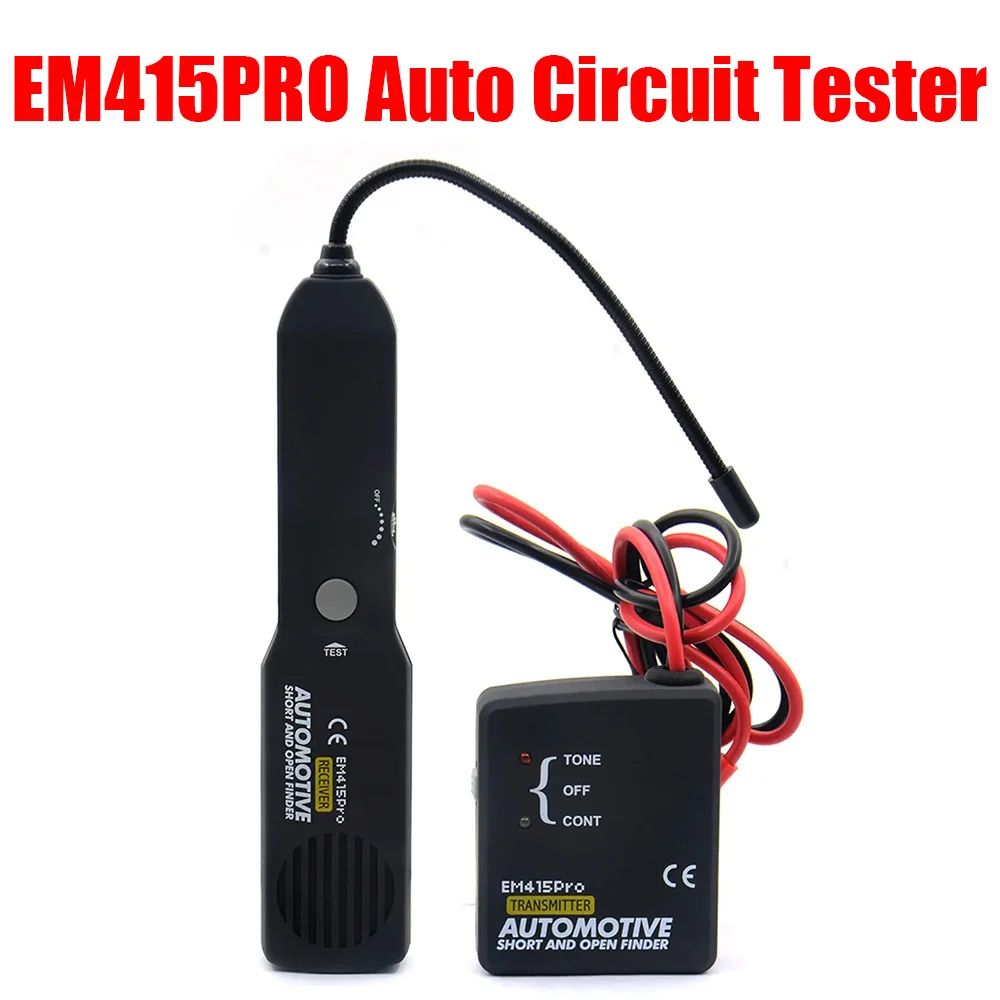 Universal EM415PRO Automotive Circuit Tester Open Circuit Finder 6-42V DC Diagnostic Tool for Car Short Circuit Wire Detection