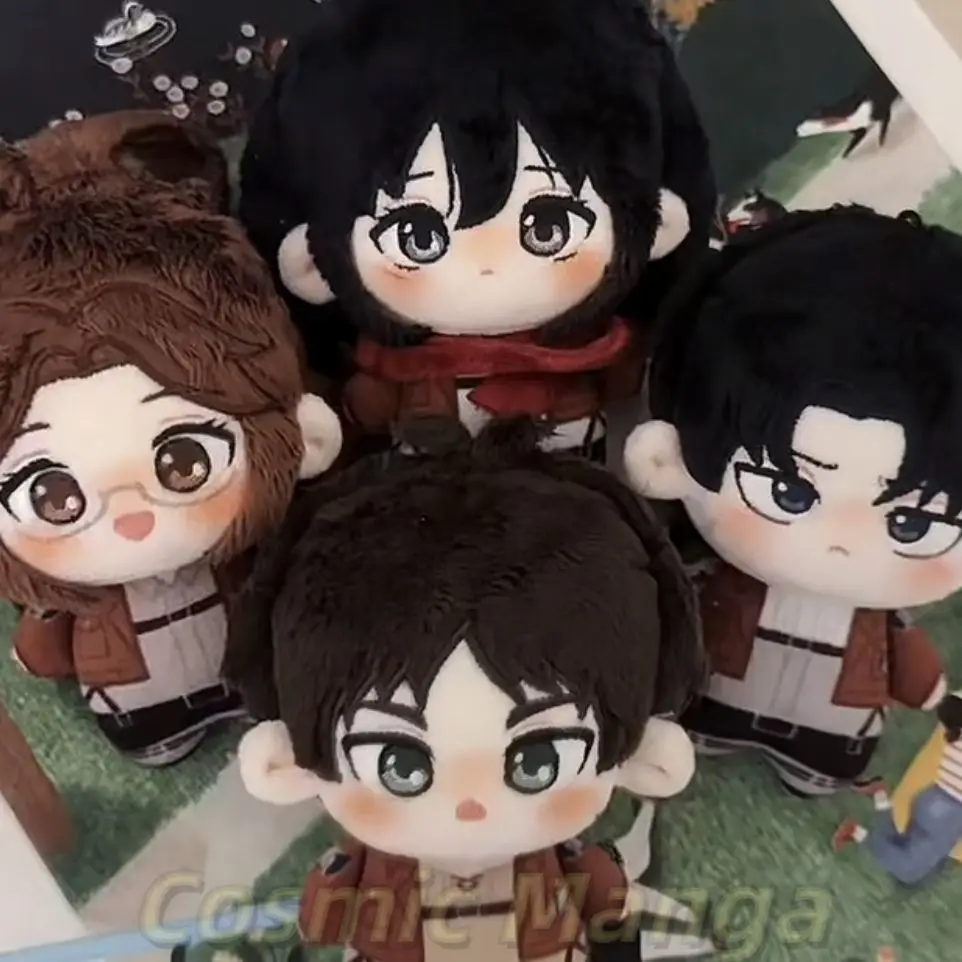 Figura de dibujos animados Kawaii Attack on Titan Levi Ackerman, modelo de ídolo, colgante, decoración, llavero de Cosplay, regalo de cumpleaños y Halloween, juego de Anime