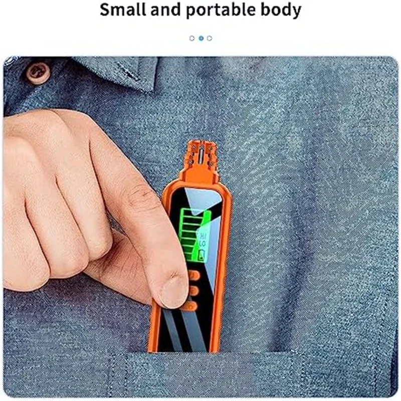 A86G-Gas Leak Detector Portable Natural Gas Detector Alarm Sound Methane Hexane With LCD Screen 2 AAA Batteries For Home