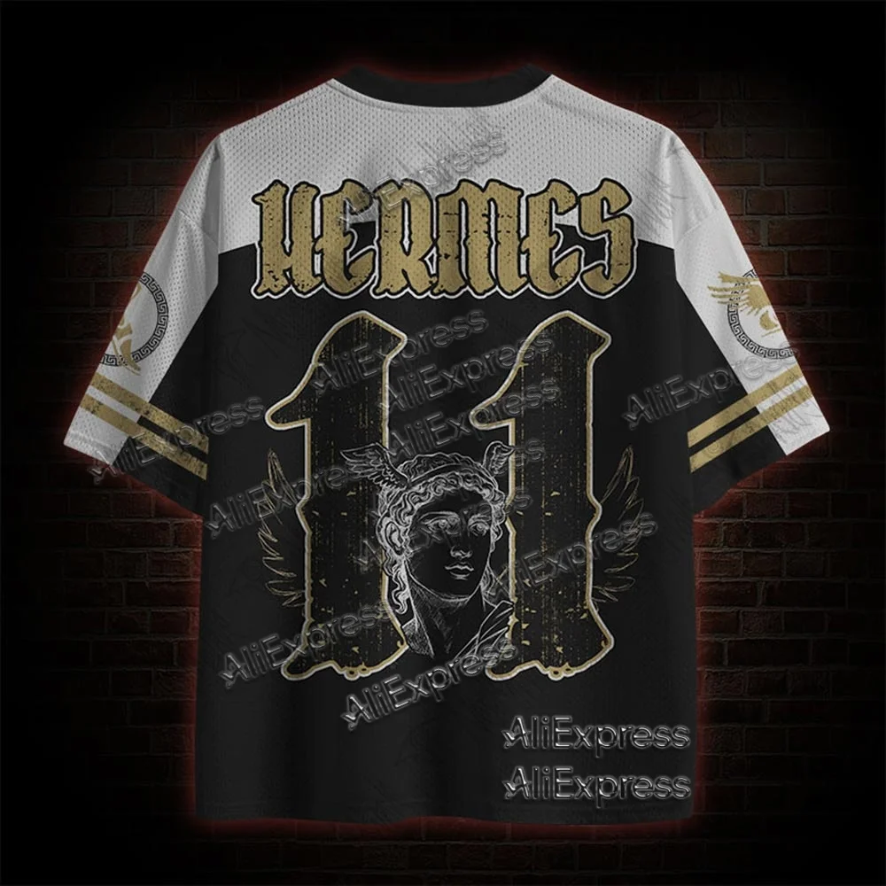 Hot Selling Street Fashion Quick Drying Mesh Sportswear, Adult and Children's V-neck Breathable T-shirts, Horror Movie Series