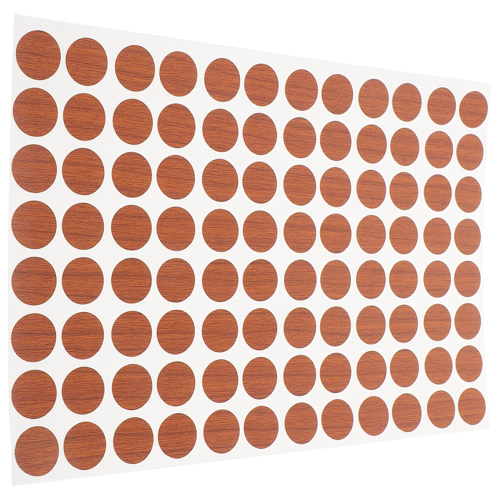 ملصقات ثقب المسمار للخزانة مصنوعة بحرفية رائعة من مادة PVC آمنة للأثاث وملصقات غطاء لولبي من ورقة واحدة