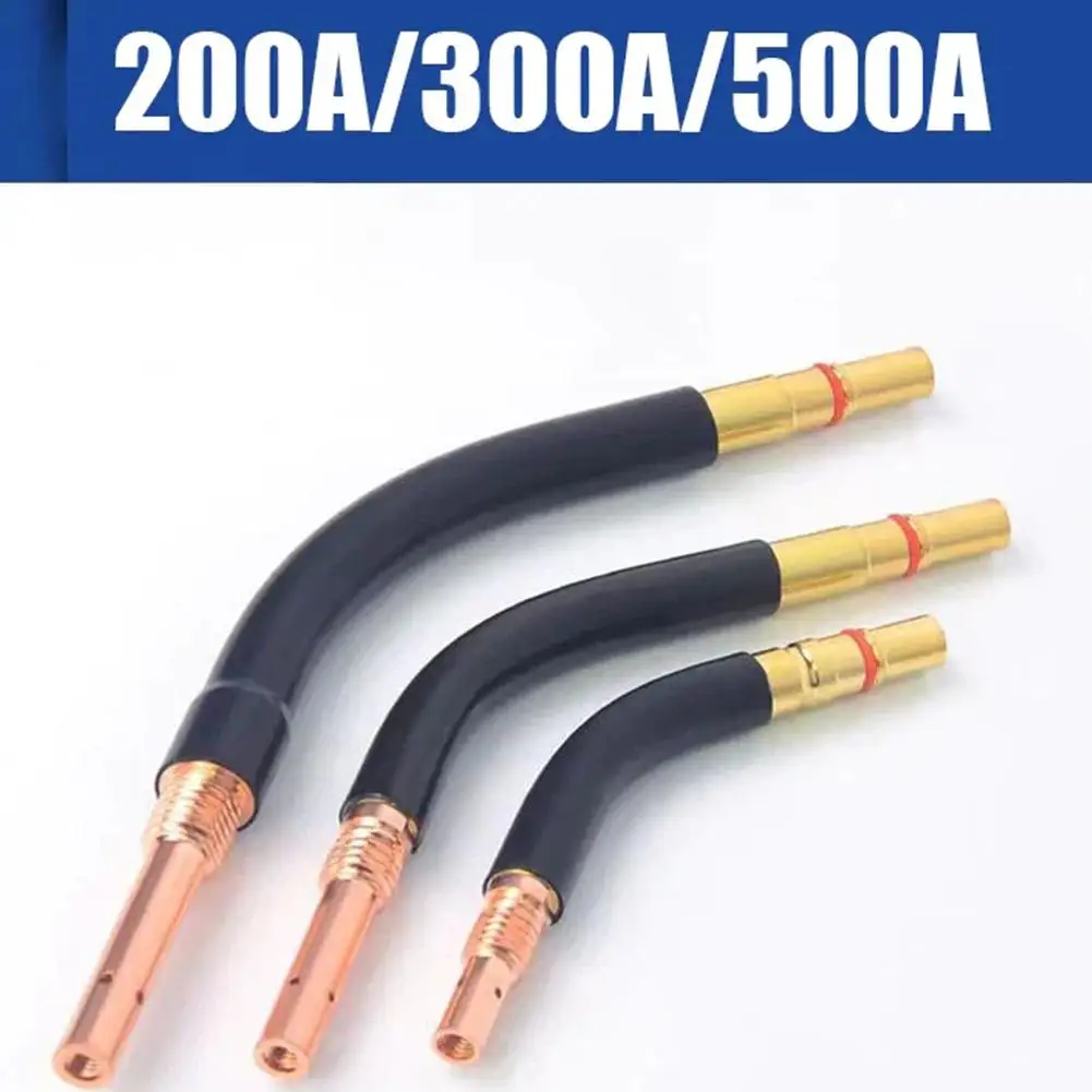 Two Welding Gun Bend Rod 200A 350A 500A Loose Gun Gooseneck Pipe Universal Parts C02 Straight Under Tool Gas Welding The R9Y2