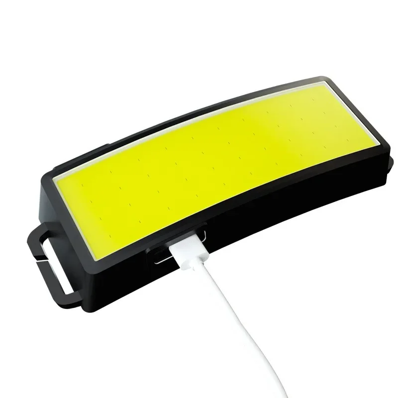 Nuovo aggiornamento lampada frontale a LED portatile Built-in 1200mah batteria COB faro USB-C torcia impermeabile ricaricabile torcia da campeggio