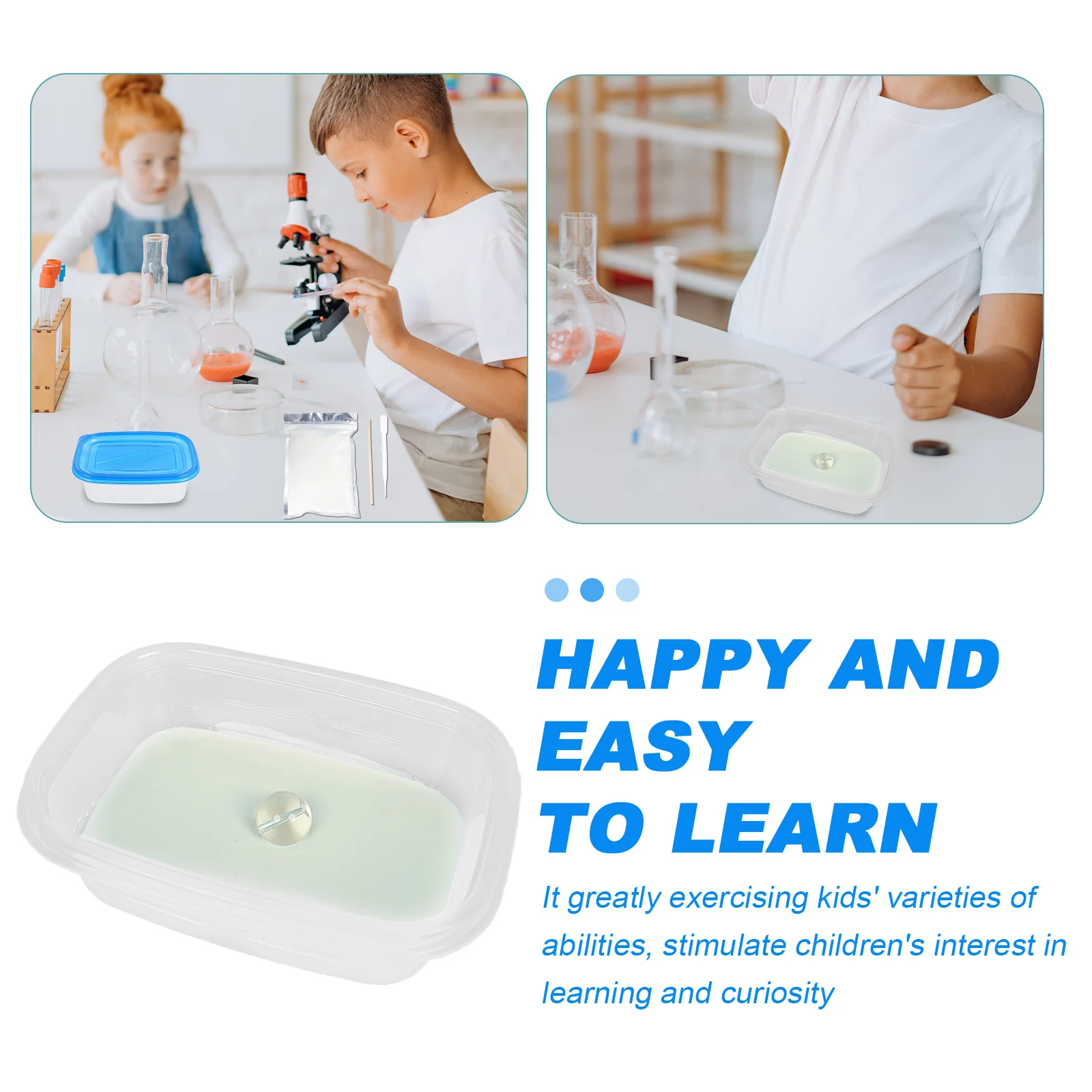 1 セット非ニュートン流体手作り DIY 科学実験小道具子供教育科学学習教材早期教育