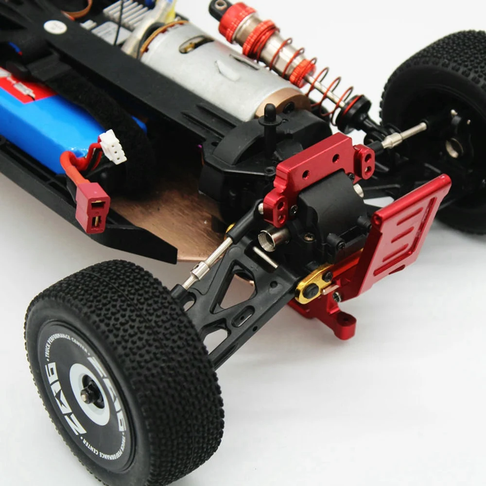 Metal Front & Rear Bumper Shock Tower for 1/12 Wltoys 124018 1/14 LC RACING EMB-DTH RC Car Upgrade Parts,2