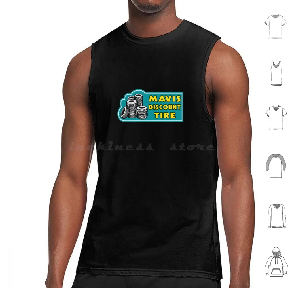 Mavis Discount Tire Essential Tank Tops Print Cotton Mavis Discount Tire Essential