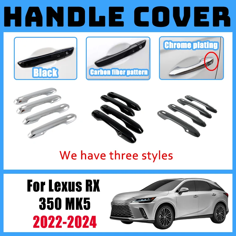 

Car Door Handle Protect Cover For Lexus RX 350 2022 Accessories ALA10 ALH10 2023 2024 Stickers Prevention Scratch Damage Trim