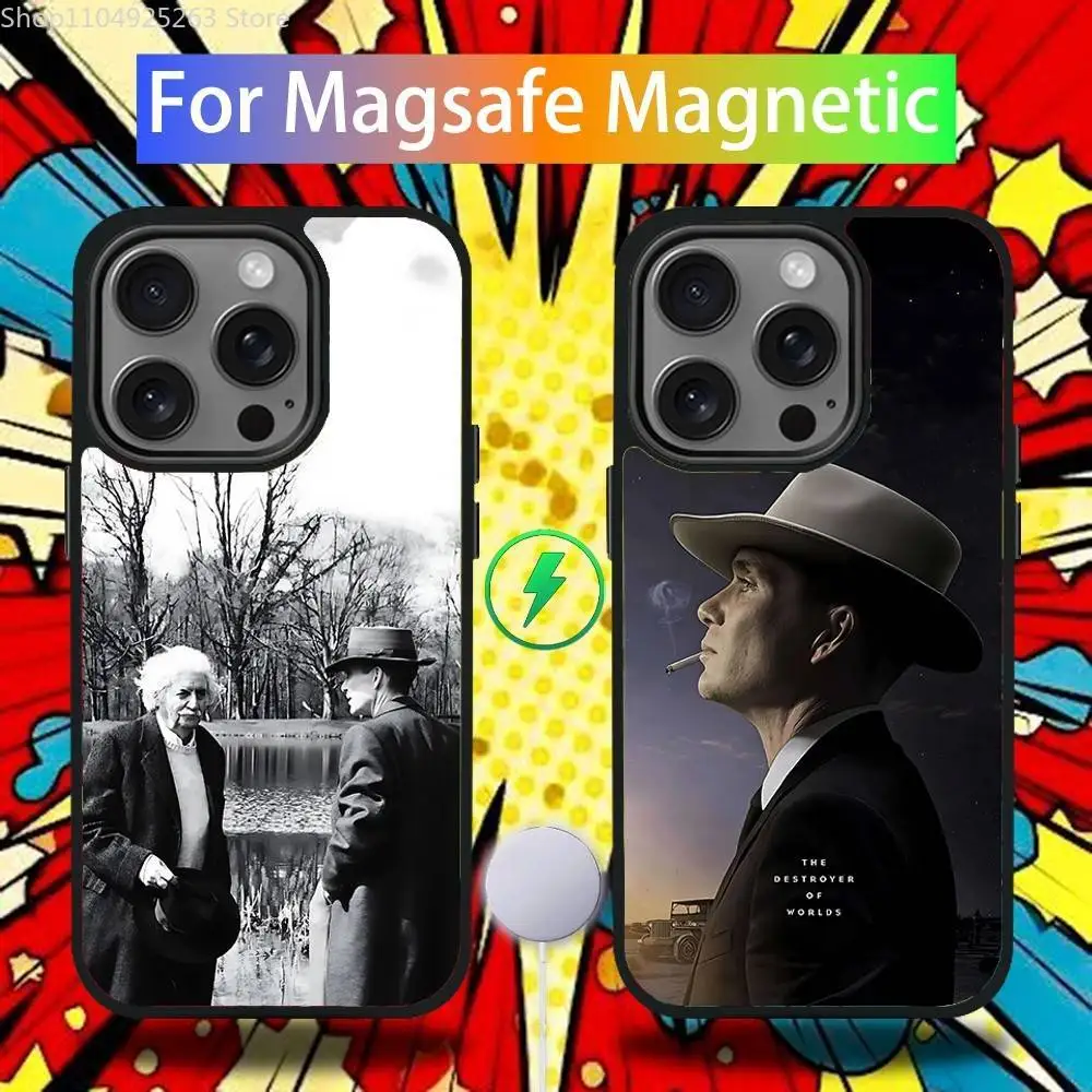 

O-Oppenheimer Film Phone Case For iPhone 17,16,15,14,13,12,11 Pro,Max,Plus,Mini,Air,E Magnetic Magsafe Cover