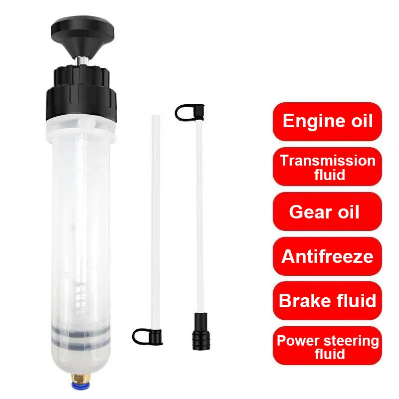 مضخة مستخرج سائل السيارات 200 سي سي، مستخرج الزيت/حقنة الزيت، شفط الوقود اليدوي والحشو، جهاز تفريغ تغيير زيت السوائل
