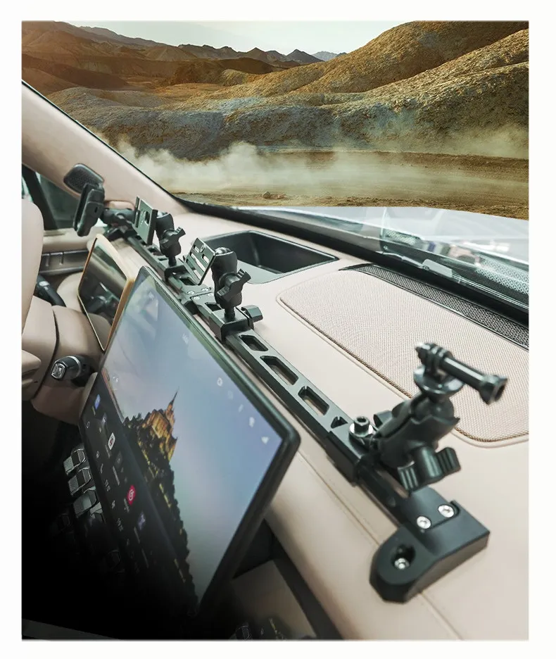 For Dongfeng M-Hero 817 MHERO 2 2025 Mobile Phone Holder Walkie-talkie Radio Bracket Offroad Digital Device Dash Mount