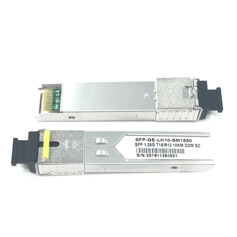 SC SFP Fiber optic module 1.25G SC 10KM 1310/1550nm Single Fiber SFP Optical Module Transceiver FOR ONU OLT5 pairs compatibility