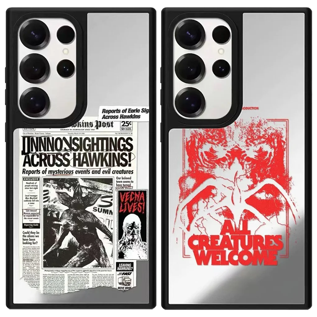 

511240 Mirror Surface Magnetic Case: Compatible with Samsung Galaxy S23 U S24U S25 Ultra S25+ Plus Shell