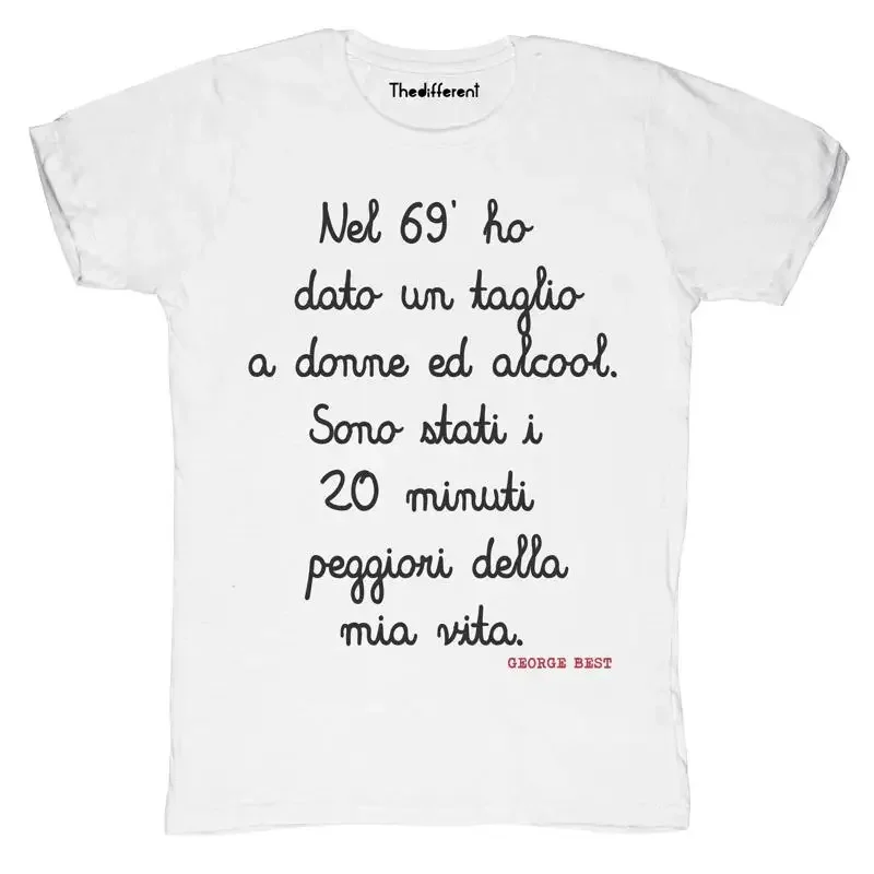 

Новая мужская футболка с пламенем и идеей подарка George Best 20 минут