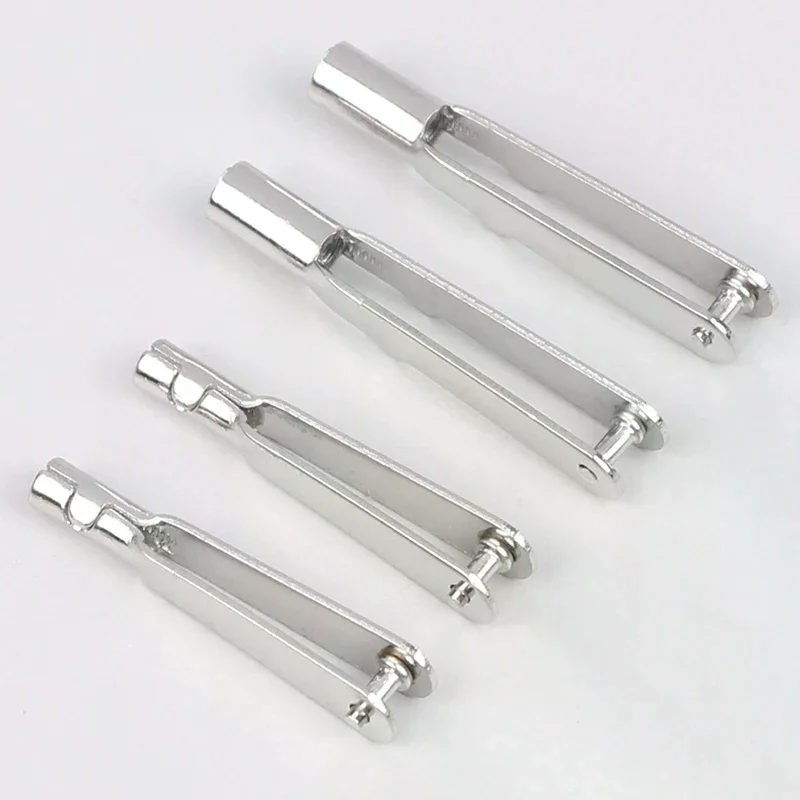 10PCS M2/M3 Metal Iron Clevis Chuck Pull Rod Connector Clamp Horn Alloy Screw Accessories Kit For RC Aircraft Car Model Plane