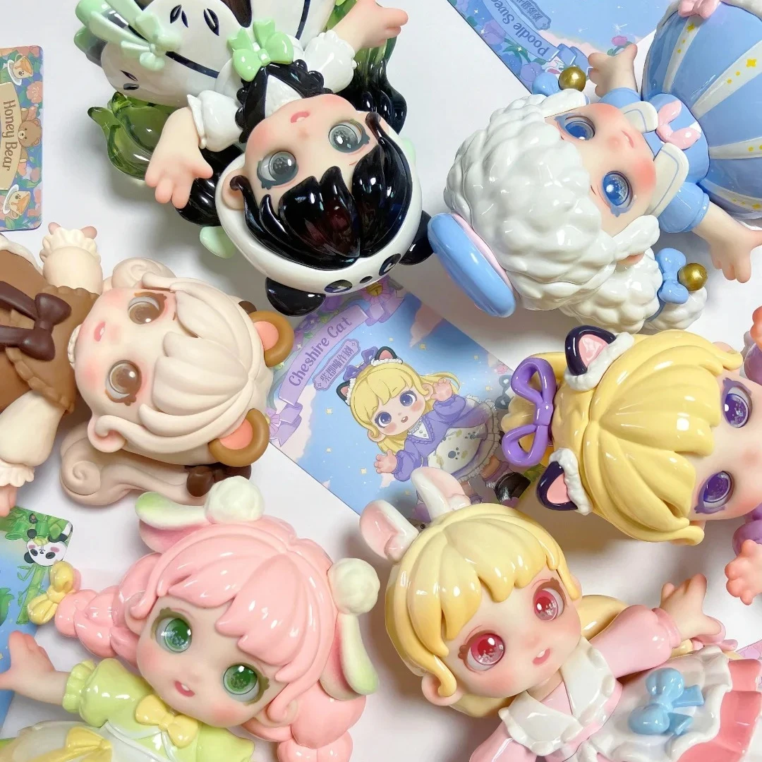 

Miana Handmade Blind Box Senling Tea Party Series Doll Ornament Mysterious Box Handmade Pop Cute Toy Festival Surprise Gift