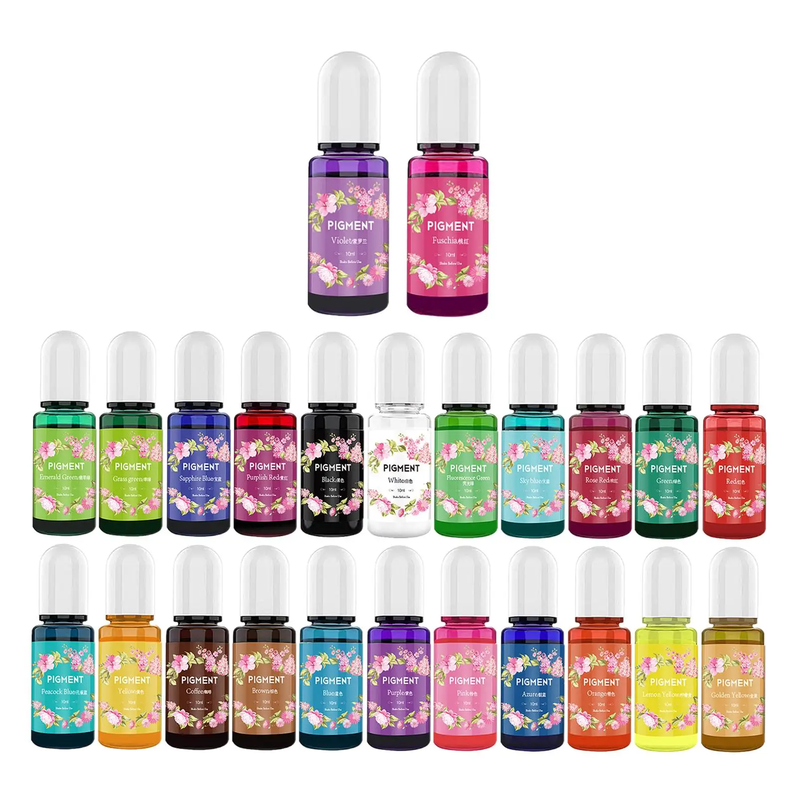 Epoxy Resin Pigment, Resin Colorant 10ml Highly Concentrated Dye Liquid Resin
