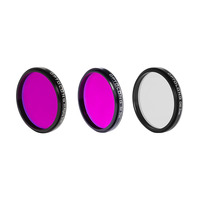 OPTOLONG 3nm SHO Extra Narrow Band Filters H-Alpha SII OIII Filters Kit for CCD/CMOS Modified DSLR Camera 2\