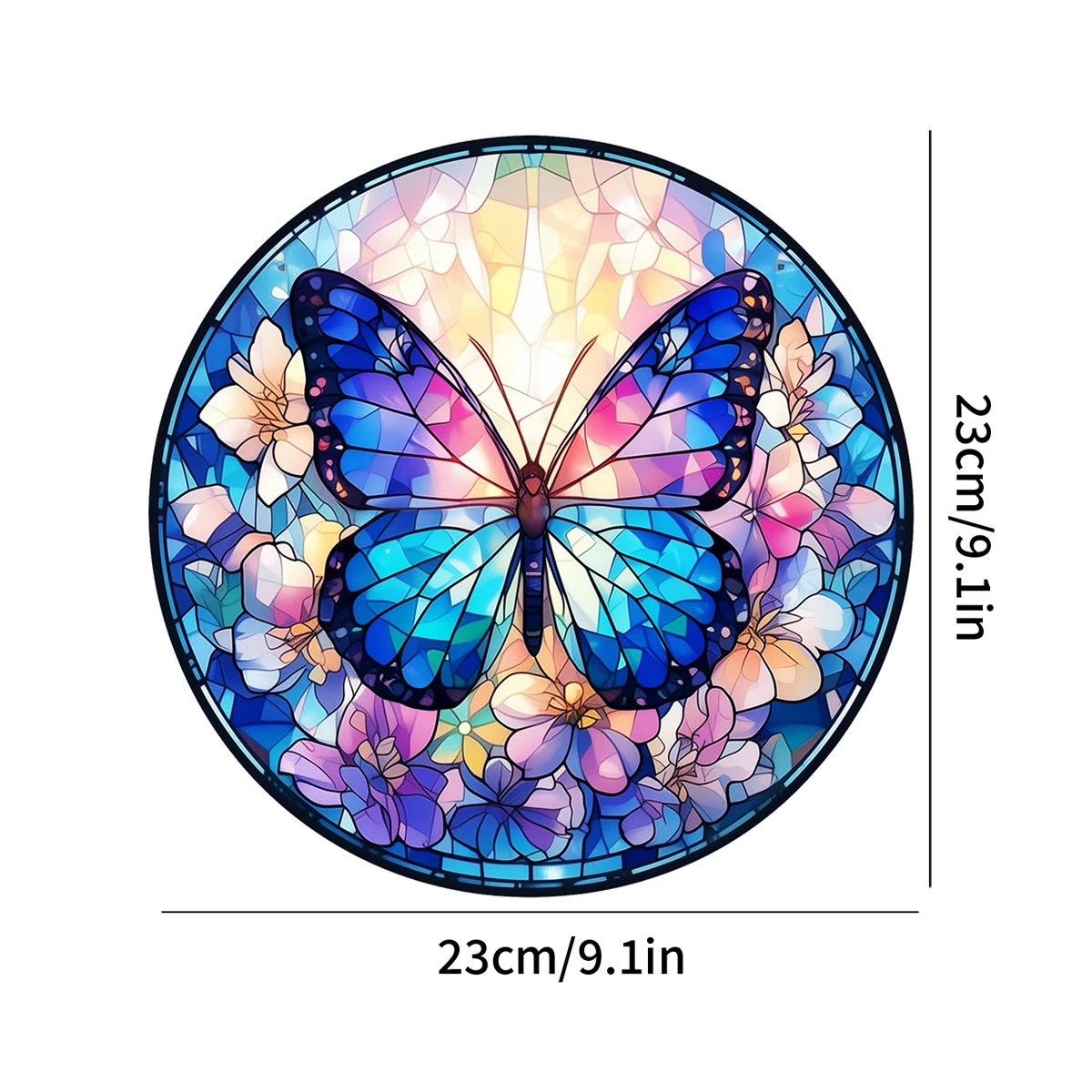 Butterfly PVC  Window Stickers Reusable For Privacy and Decoration Versatile Home