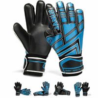 Finger Protection Goalie Gloves Non-Slip Wear-Resistant Latex Soccer Gloves Colorful Durable Football Goalkeeper Gloves