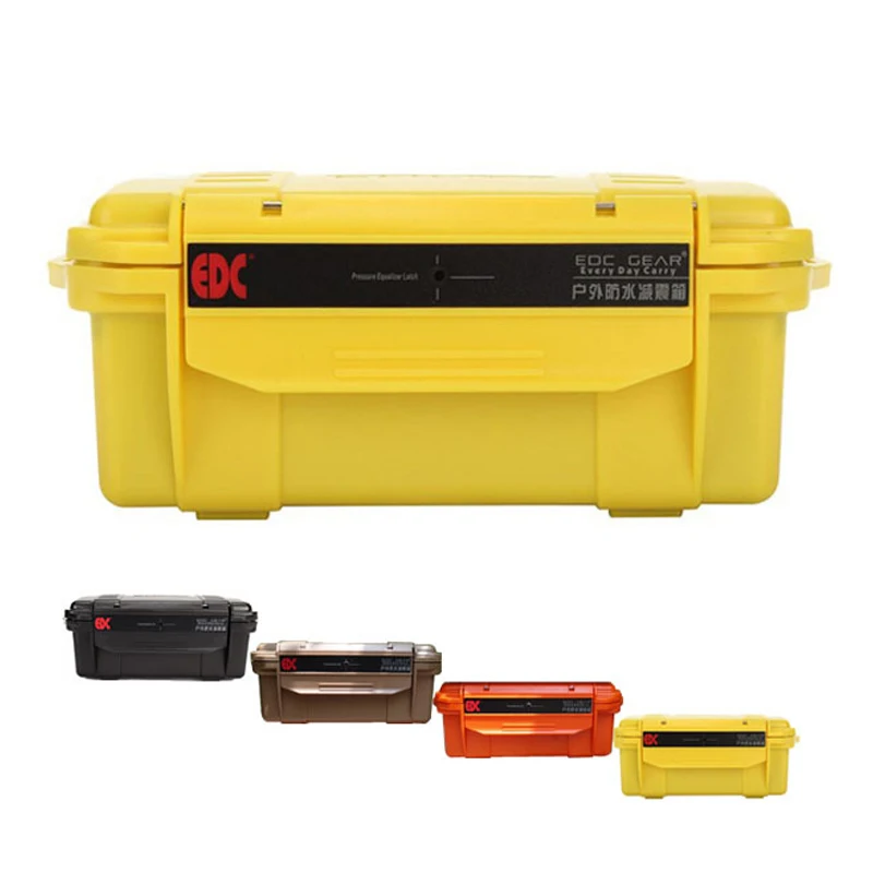 Edc Waterproof Shockproof Box, Airtight Sealed Case Equipment, Portable Dry Container, Carry Storage, Edc, E1170/1