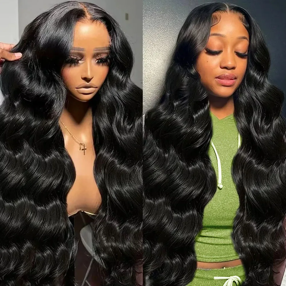 210Density 40 inch 13x6 hd lace front wig human hair Body Wave lace front human hair wig 13x4 Brazilian glueless wigs human hair