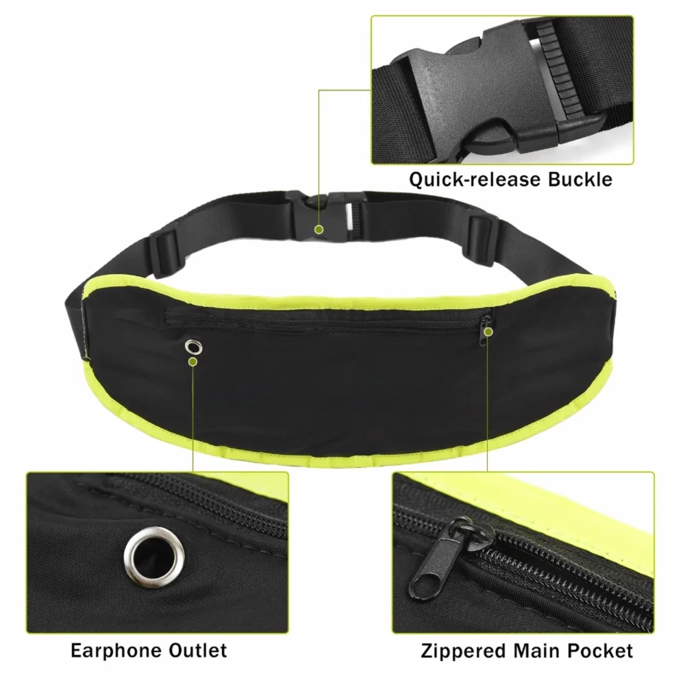 

Ремень-держатель для 5 теннисных мячей, прочный, черно-зеленый, регулируемый поясной ремень, поясная сумка для тренировок