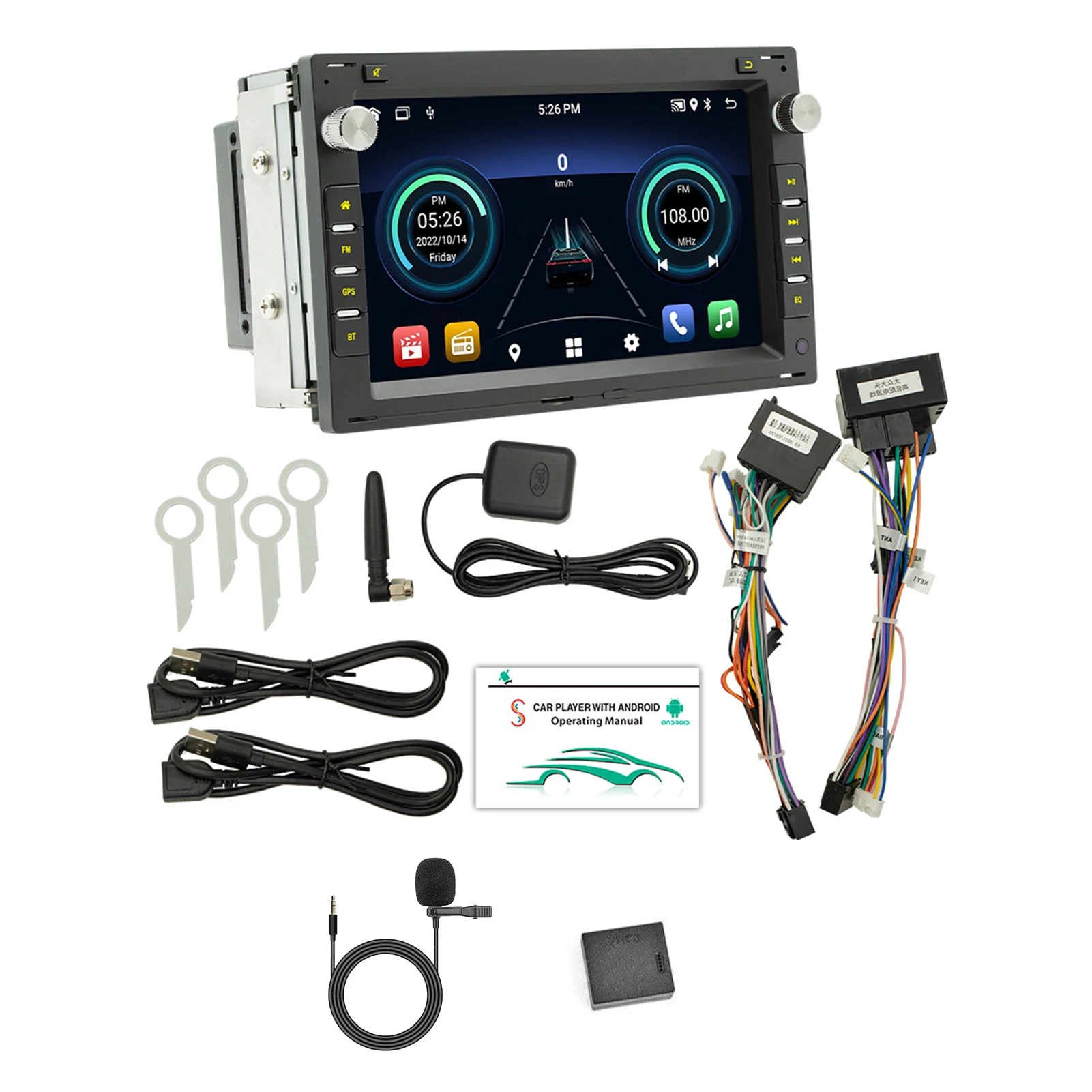 Black Experience Next-Level Driving With G-PS Navigation And WiFi Car Radio G-PS-Navigation