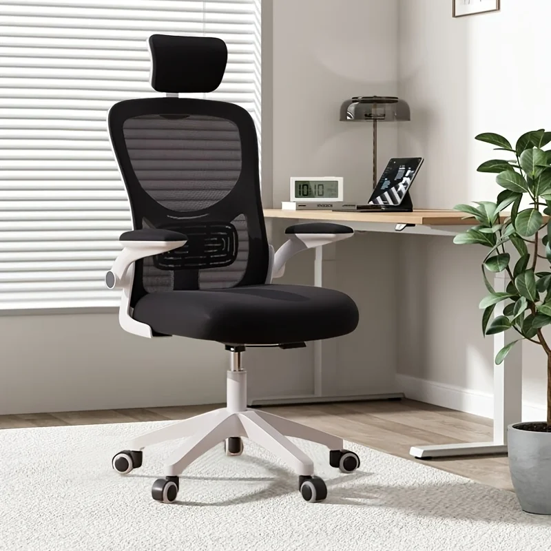 

Ergonomic office chair,filled with memory foam,manual tilt,adjustable handle,suitable for home office and e-sports-leisure style
