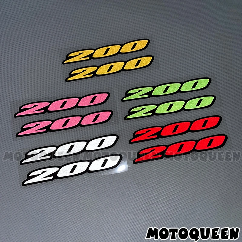 Motorcycle Emblem Tank Body Side Fairing Helmet Decal Stickers For EXC Duke RC RS NS TW GT GTS GLV 200 NS200 RS200 RC200 GT200