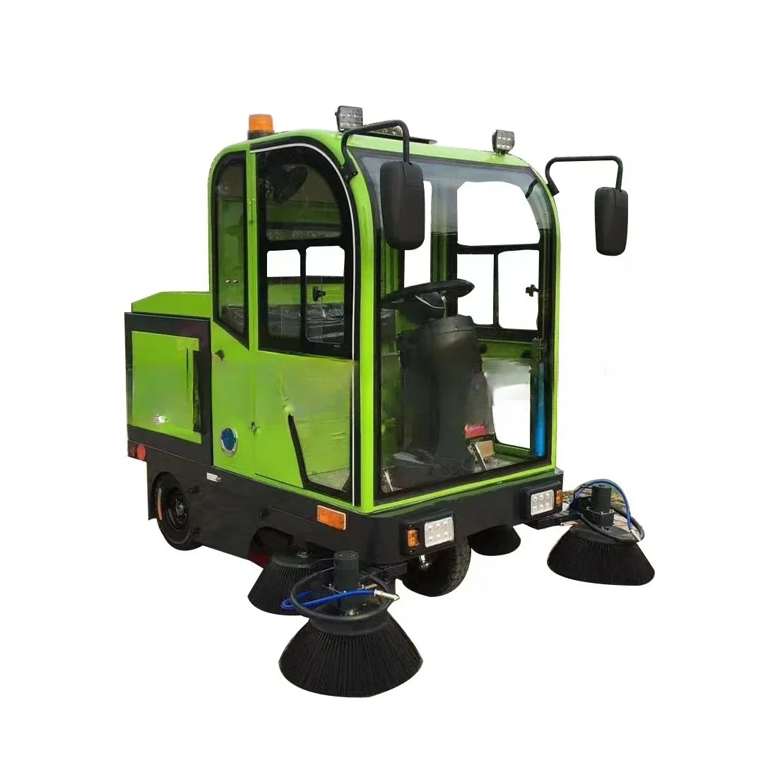 

Industrial commercial sweeper school property dust cleaning workshop leaves closed sweeper multi-function