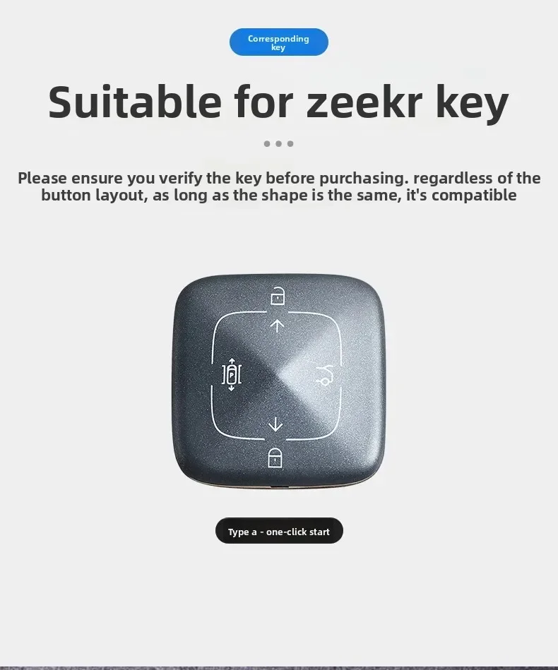 Car Zinc Alloy Leather Car Key Case Cover Holder For Extremely Krypton 001 007 009 ZEEKR X NFC Truck Accessories