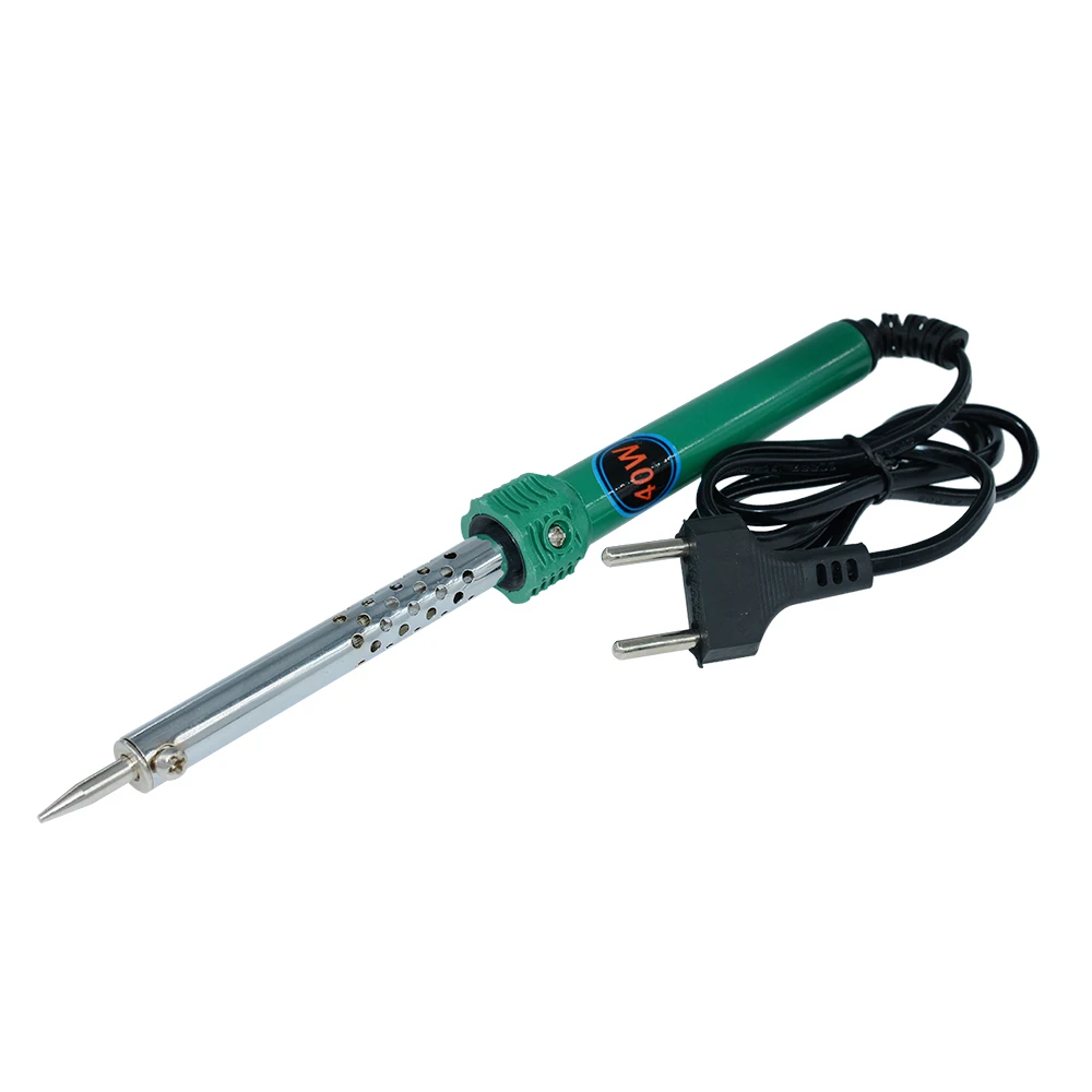 AC 220V-240V High Temperature Electric Soldering Iron 40W Welding Solder Rework Station Fast Heating Welder Repair Tools EU Plug