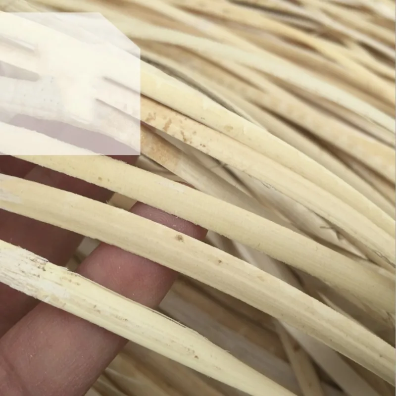 New 500g/pack Indonesian Rattan Skin Width 2mm 6mm 10mm Natural Plant Rattan Peel Handicraft Outdoor Furniture Basket Material