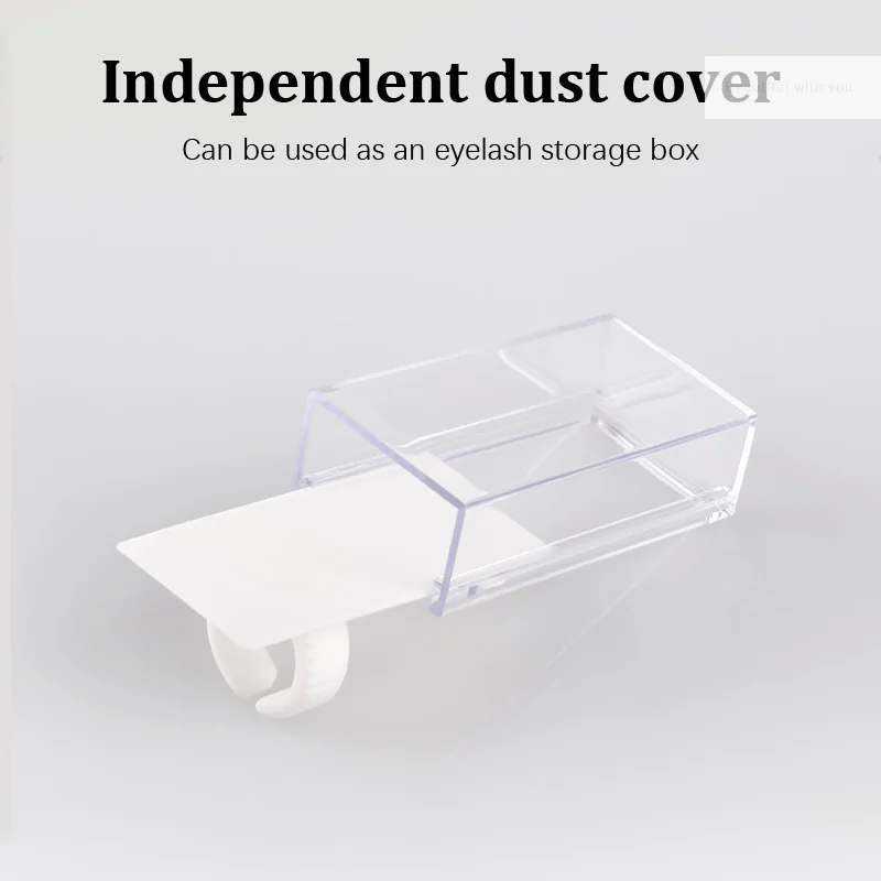 Wimper Splitter Nail Art Tattoo Lijm Pallethouder Wimperverlenging Ringen Stand Zelfklevende Pigmenthouders Vinger Schoonheidstools