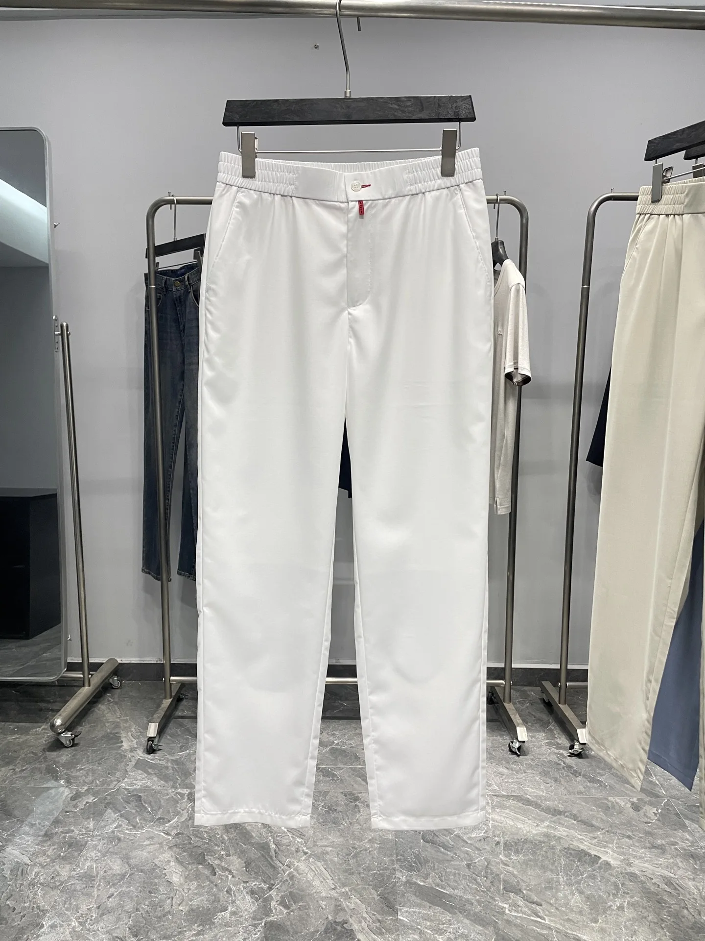SIJITONGDA2026 New Spring and Summer Lightweight Breathable Wool Blend Men's Casual Pants Size M-3XL