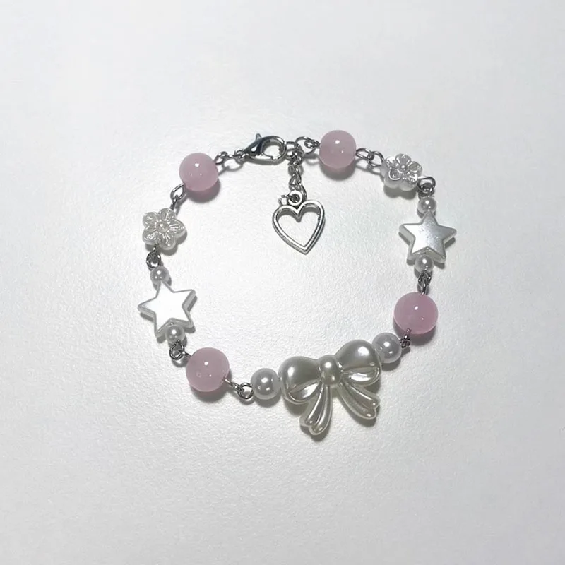 Coquette bracelet Minimalist jewellery Friendship Handmade