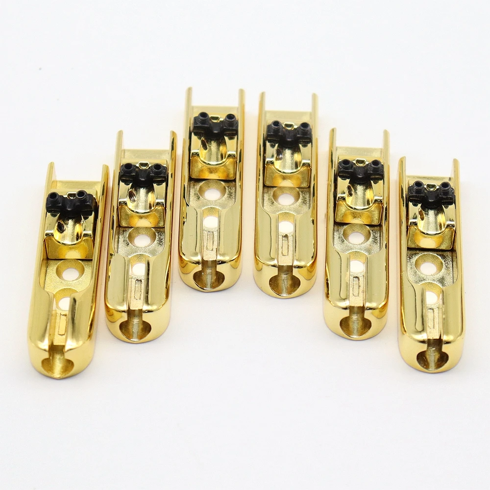 Bass 6 String Guitar Single Individual Bridge Saddles Tailpiece 3 Hole with Screw for Bass Guitar Accessories