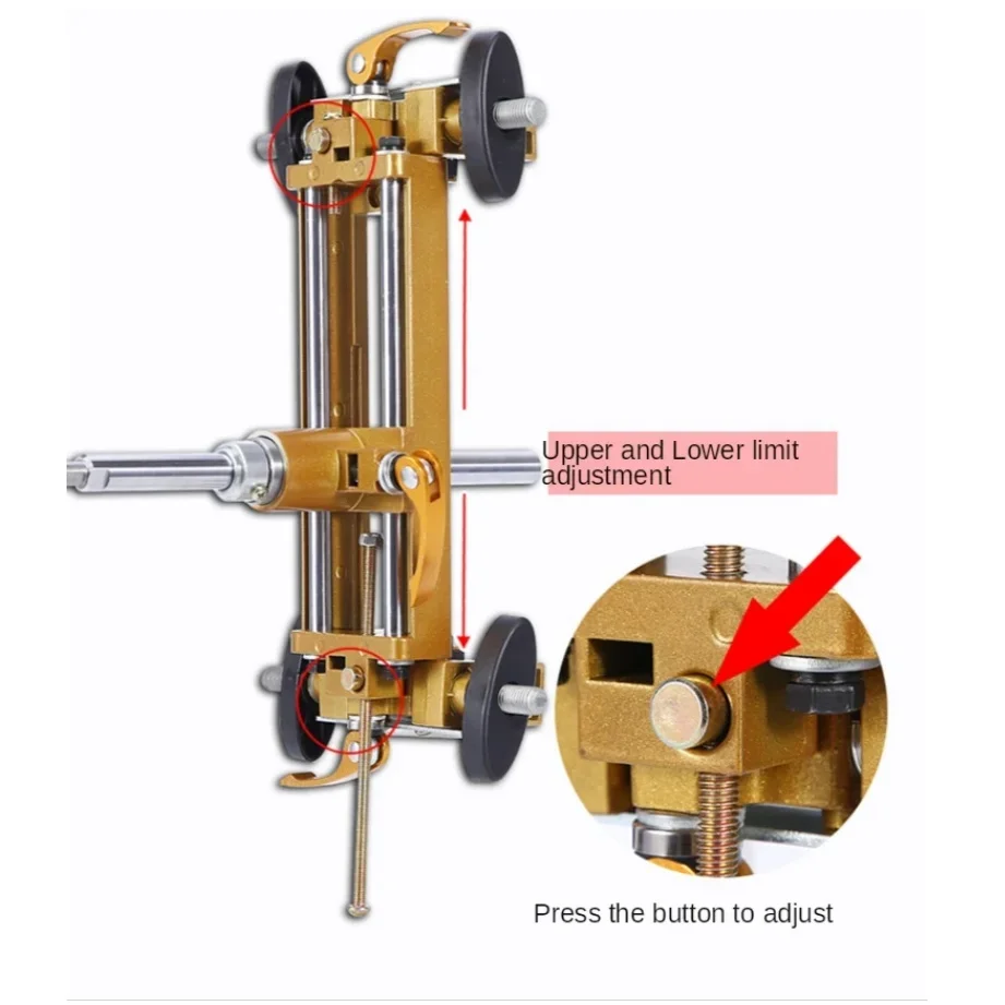 Door Lock Hole Opener Kit for Installing Doors Lock Mortiser Kit for Wooden Door Lock Jig Mortising Machine Install Tool