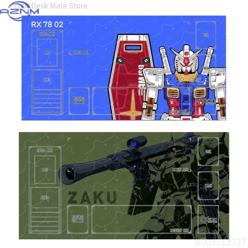 Space Combat Mecha Robot Large Gaming Mouse Pad, Sci-Fi Warrior Character Non-Slip Lock Edge XXL Desk Keyboard Mat
