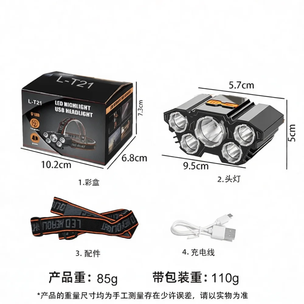 Суперяркий светодиодный налобн – обзор и цена Headlamp Tactical Bright