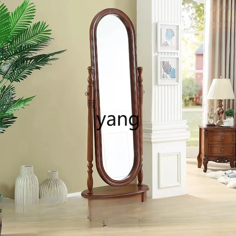 CX1 American solid wood simple full-length mirror bedroom floor living room full body Internet celebrity makeup mirror