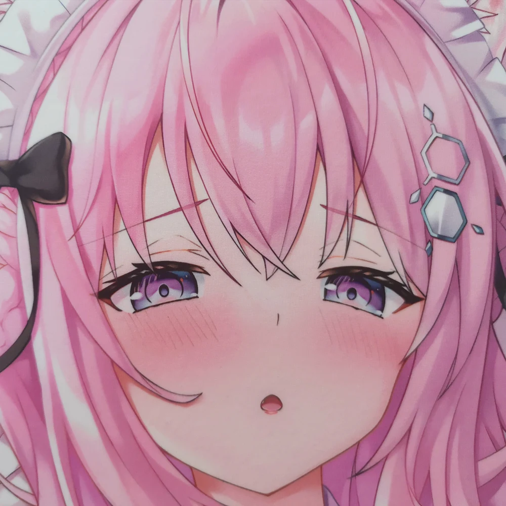 Hololive-3D Pequeno Boob Mouse Pad, Sexy Mousepad com Descanso De Pulso, Kawaii Loli Mat, Anime Hentai, Mamilo Oppai Gamer, Hakui, yorkoi