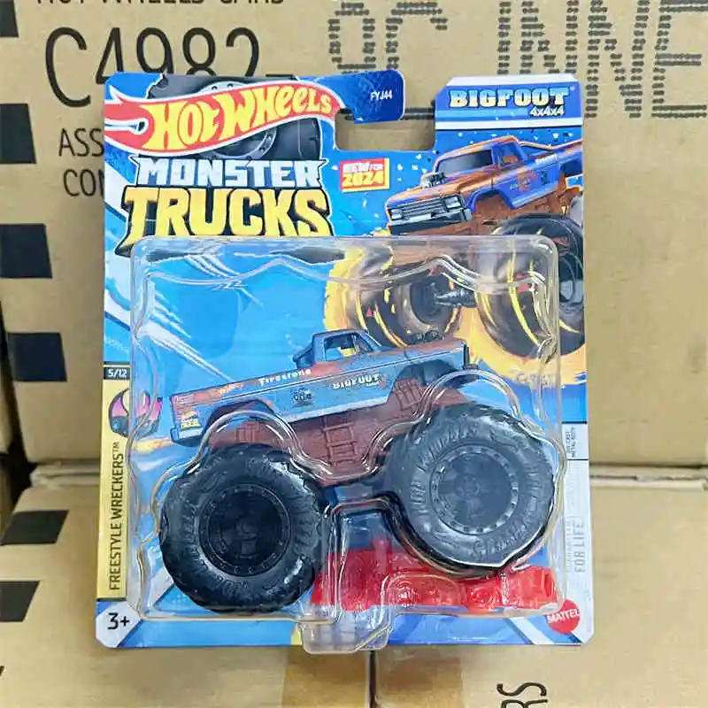 Zupełnie nowy zapas Hot Wheels na całym świecie podstawowa seria główna samochód potwór ciężarówka Alloy Monster Series Project FYJ44 prezenty tpys