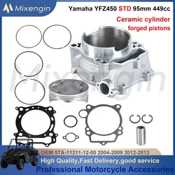 STD 95mm 449cc Moto Engine Parts cylinder piston gasket Rebuild Overhaul kit For Yamaha YFZ450 04-2009 2012-2013 5TA-11311-12-00