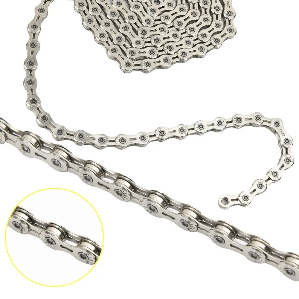 

12 Speed Bike Chain 126 Links High Carbon Steel Mountain Bike Chain Half Hollow High Performance Cycling Chain Cycling Repair